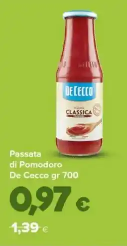 Oasi Passata di Pomodoro De Cecco offerta