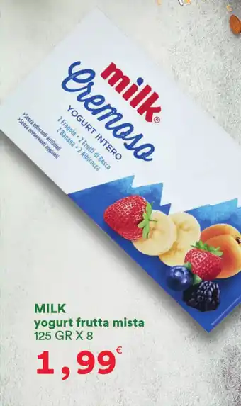 Supermercati Pasquale Prisco MILK yogurt frutta mista offerta