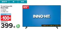 Carrefour Tv Led Inno-Hit Mod.IH65 offerta