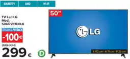 Carrefour TV Led LG Mod. 50UR781C0LK offerta