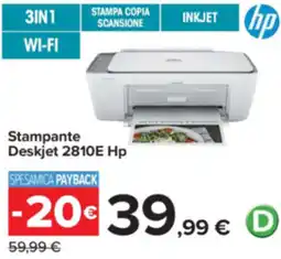 Carrefour Stampante Deskjet 2810E Hp offerta