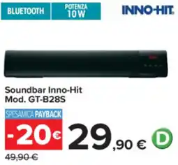Carrefour Soundbar Inno-Hit Mod. GT-B28S offerta