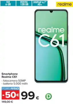 Carrefour Smartphone Realme C61 offerta