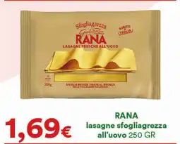 Supermercati Pasquale Prisco RANA lasagne sfogliagrezza all'uovo offerta
