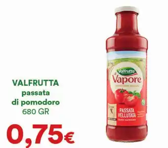 Supermercati Pasquale Prisco VALFRUTTA passata di pomodoro offerta