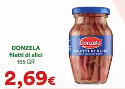 Supermercati Pasquale Prisco DONZELA filetti di alici offerta