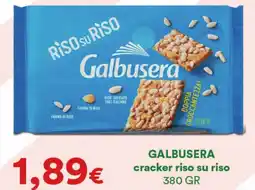 Supermercati Pasquale Prisco GALBUSERA cracker riso su riso offerta