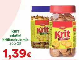Supermercati Pasquale Prisco KRIT salatini krititas/pub mix offerta