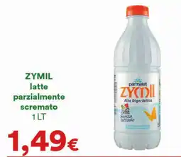 Supermercati Pasquale Prisco ZYMIL latte parzialmente scremato offerta