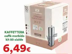 Supermercati Pasquale Prisco KAFFETTERA caffè morbido kit 50 cialde offerta