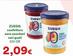 Supermercati Pasquale Prisco ZUEGG confettura zero zuccheri offerta