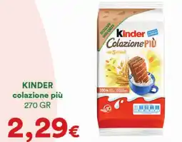 Supermercati Pasquale Prisco KINDER colazione più offerta