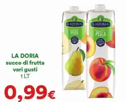 Supermercati Pasquale Prisco LA DORIA succo di frutta offerta