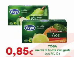 Supermercati Pasquale Prisco YOGA succhi di frutta offerta