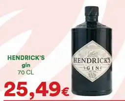 Supermercati Pasquale Prisco HENDRICK'S gin offerta
