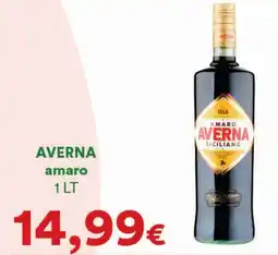 Supermercati Pasquale Prisco AVERNA amaro offerta