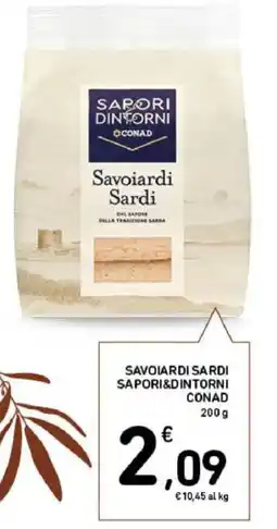 Spazio Conad Savoiardi sardi SAPORI&DINTORNI CONAD offerta