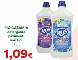 Supermercati Pasquale Prisco RIO CASAMIA detergente pavimenti offerta