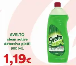 Supermercati Pasquale Prisco SVELTO clean active detersivo piatti offerta