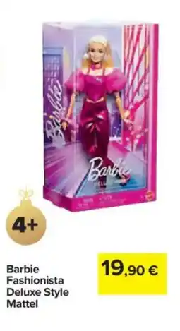 Carrefour Barbie Fashionista Deluxe Style Mattel offerta