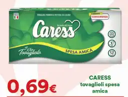Supermercati Pasquale Prisco CARESS tovaglioli spesa amica offerta