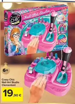 Carrefour Crazy Chic Nail Art Studio Clementoni offerta