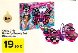 Carrefour Crazy Chic Butterfly Beauty Set Clementoni offerta