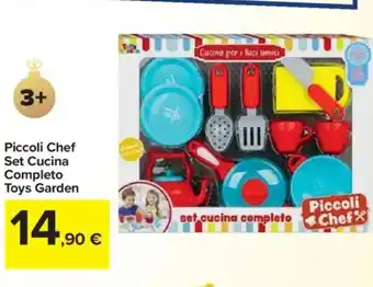 Piccoli Chef Set Cucina Completo Toys Garden