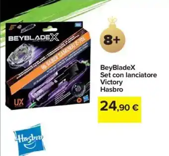Carrefour BeyBladeX Set con lanciatore Victory Hasbro offerta