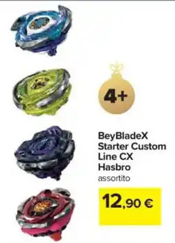 Carrefour BeyBladeX Starter Custom Line CX Hasbro offerta