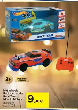 Carrefour Hot Wheels Radiocomando Race Team Mondo Motors offerta