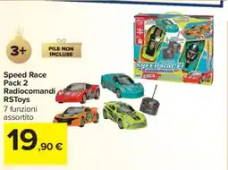 Carrefour Speed Race Pack 2 Radiocomandi RSToys offerta