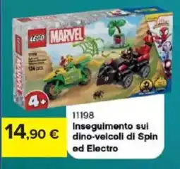 Carrefour LEGO Inseguimento sui dino-veicoli di Spin ed Electro offerta
