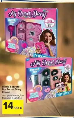 Carrefour Diario Segreto - My Secret Diary Kawaii offerta