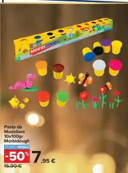 Carrefour Pasta da Modellare 10x100gr Morbidough offerta