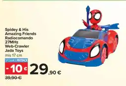 Carrefour Spidey & His Amazing Friends Radiocomando 27MHz Web-Crawler Jada Toys offerta