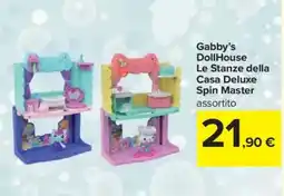 Carrefour Gabby's Doll House Le Stanze della Casa Deluxe Spin Master offerta