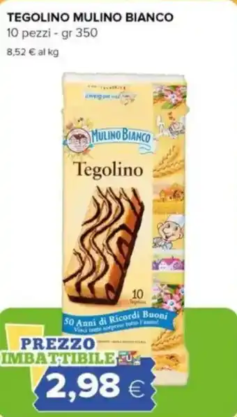 Tigre Tegolino MULINO BIANCO offerta