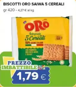 Tigre Biscotti oro saiwa 5 cereali offerta