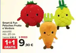 Carrefour Smart & Fun Peluches Frutta e Verdura offerta