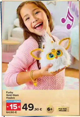 Carrefour Furby Gold Glam Hasbro offerta