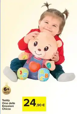 Carrefour Teddy Orso delle Emozioni Chicco offerta