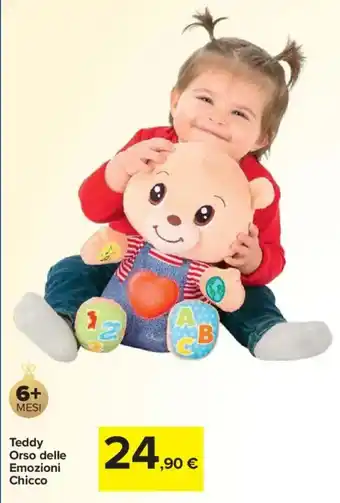 Carrefour Teddy Orso delle Emozioni Chicco offerta