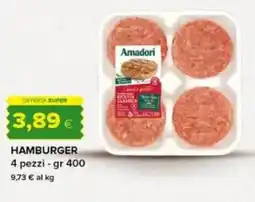 Tigre Amadori hamburger offerta