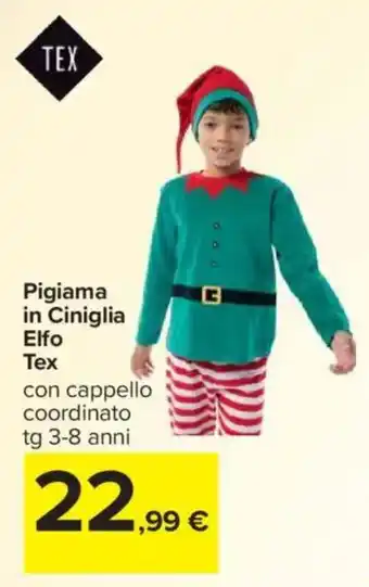 Pigiama in Ciniglia Elfo Tex
