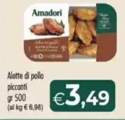 MerSi Supermercati Amadori Alette di pollo piccanti offerta