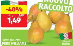 ALDI I colori del sapore pere williams offerta