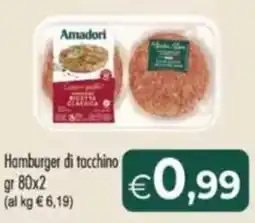 MerSi Supermercati Hamburger di tocchino offerta