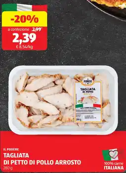 ALDI Il podere di petto di pollo arrosto offerta