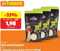 ALDI Castelli mix grattugiato offerta